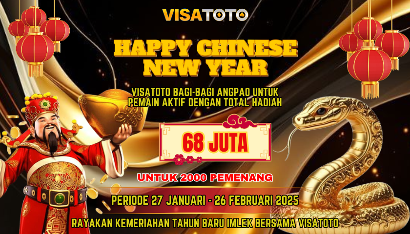 IKUTI SEKARANG JUGA EVENT IMLEK  VISATOTO  DENGAN TOTAL HADIAH 68  JUTA RUPIAH UNTUK 2000 PEMENANG🧧   SYARAT & KETENTUAN BERLAKU :  Periode Event ( 27 JANUARI 2025 - 26 FEBRUARI 2025 )   SALAM HOKIE ADMIN VISATOTO 📍